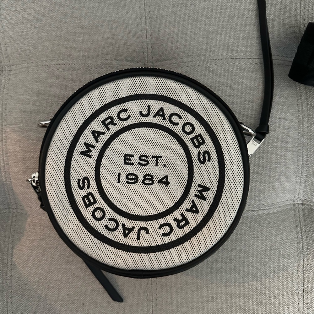 Marc Jacobs Signet Canvas Circle Crossbody Bag